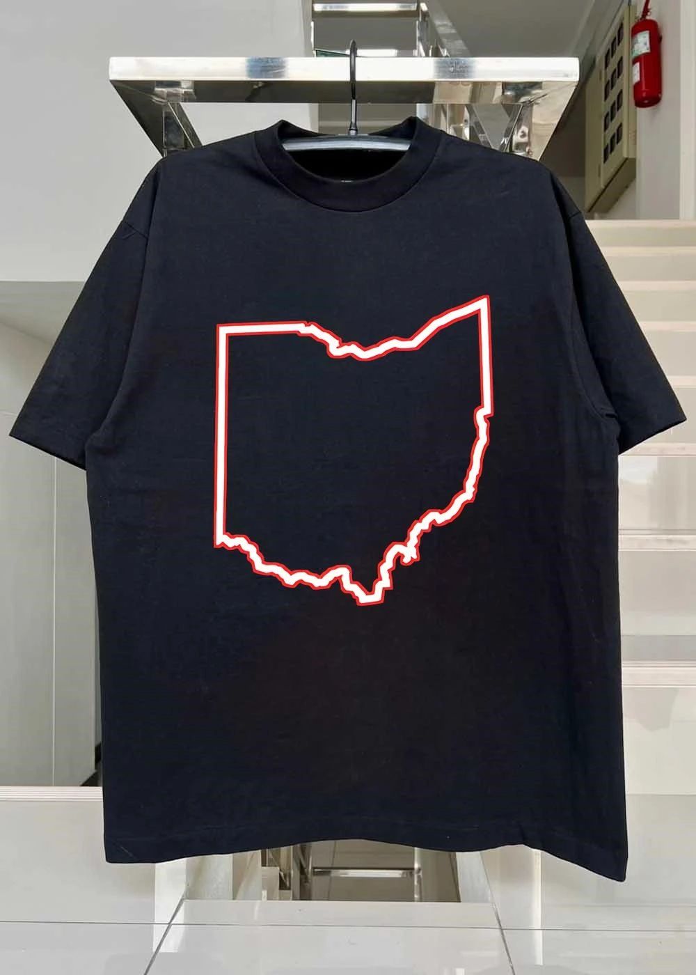 Ohio map simple shirt