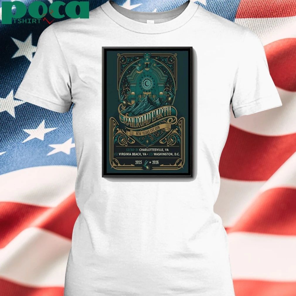 Railroad Earth 1.3.2026 Washington D.C Poster shirt
