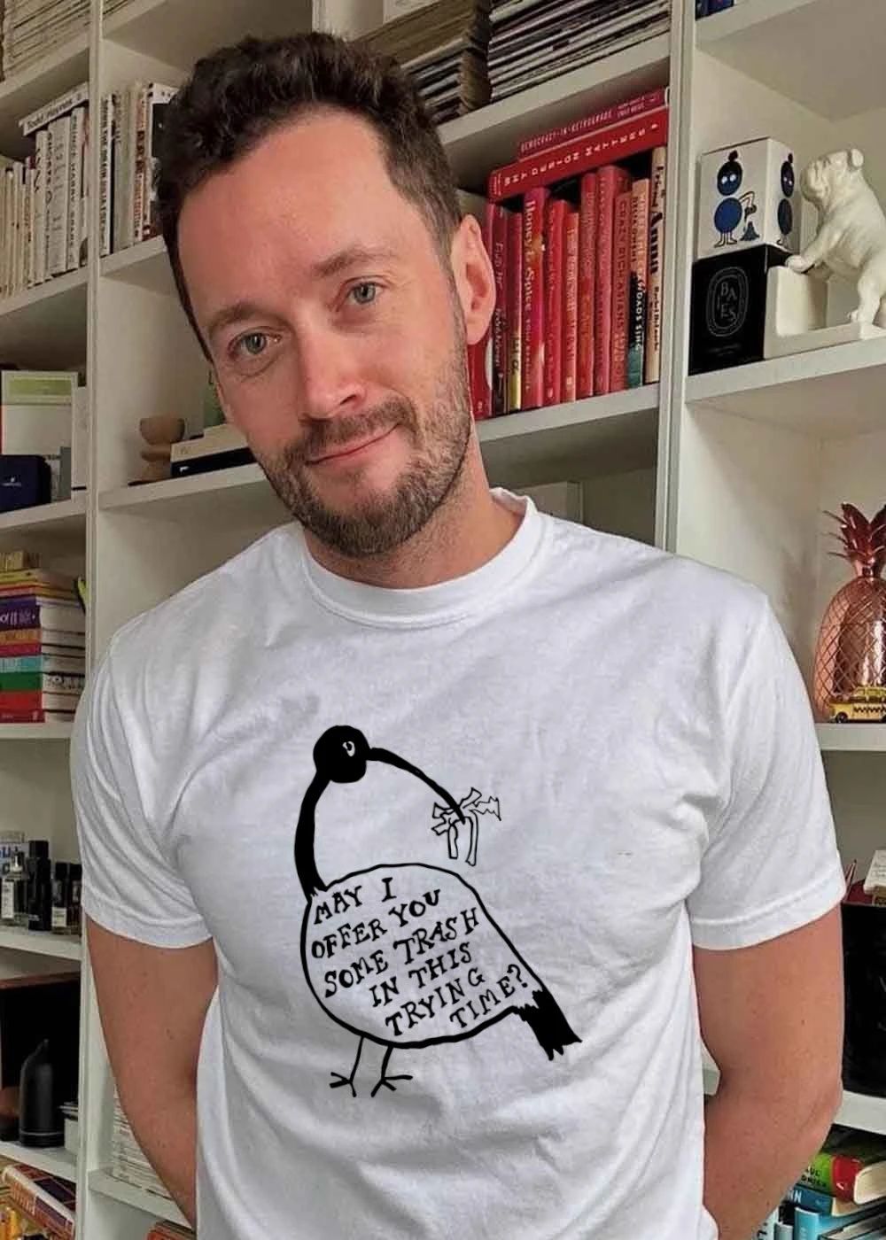 May I Offer You Some Trash In This Trying Time Bird shirt