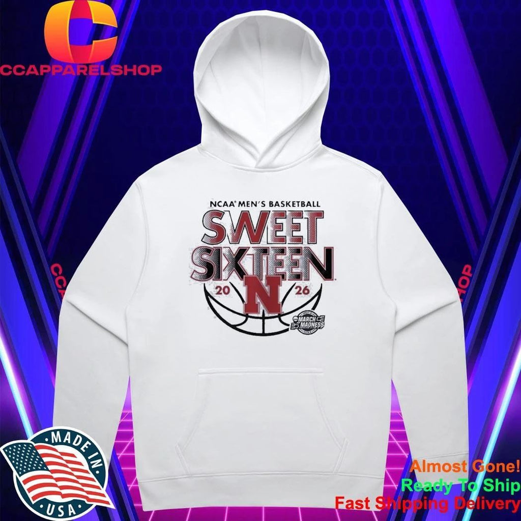 Nebraska Cornhuskers NCAA March Madness Sweet Sixteen 2026 Basketball Team Shirt