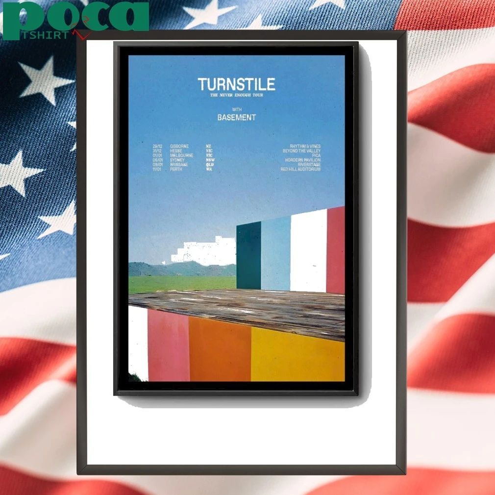 Tour 2025-2026 Turnstile Poster shirt
