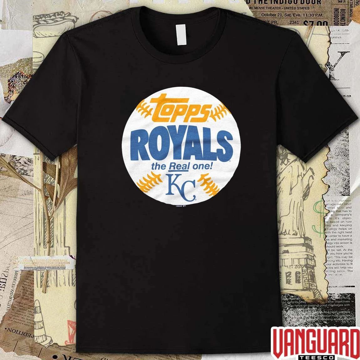Kansas City Royals MLB 2026 x Topps Baseball The Real One t-shirt