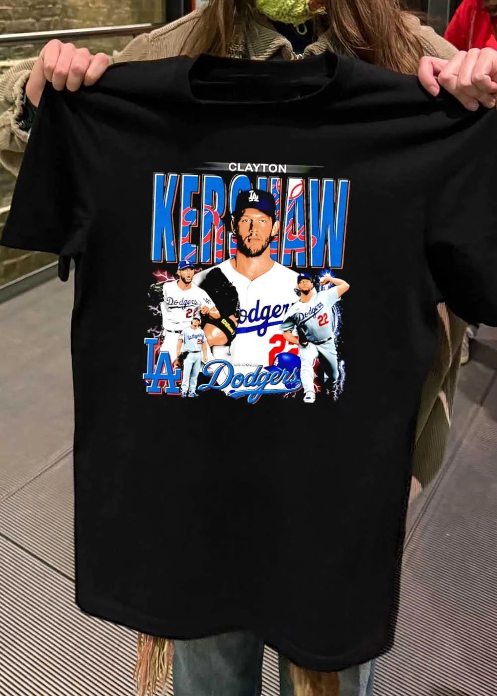Clayton Kershaw Los Angeles Dodgers Pitching Clayton Kershaw Los Angeles Dodgers Shirt