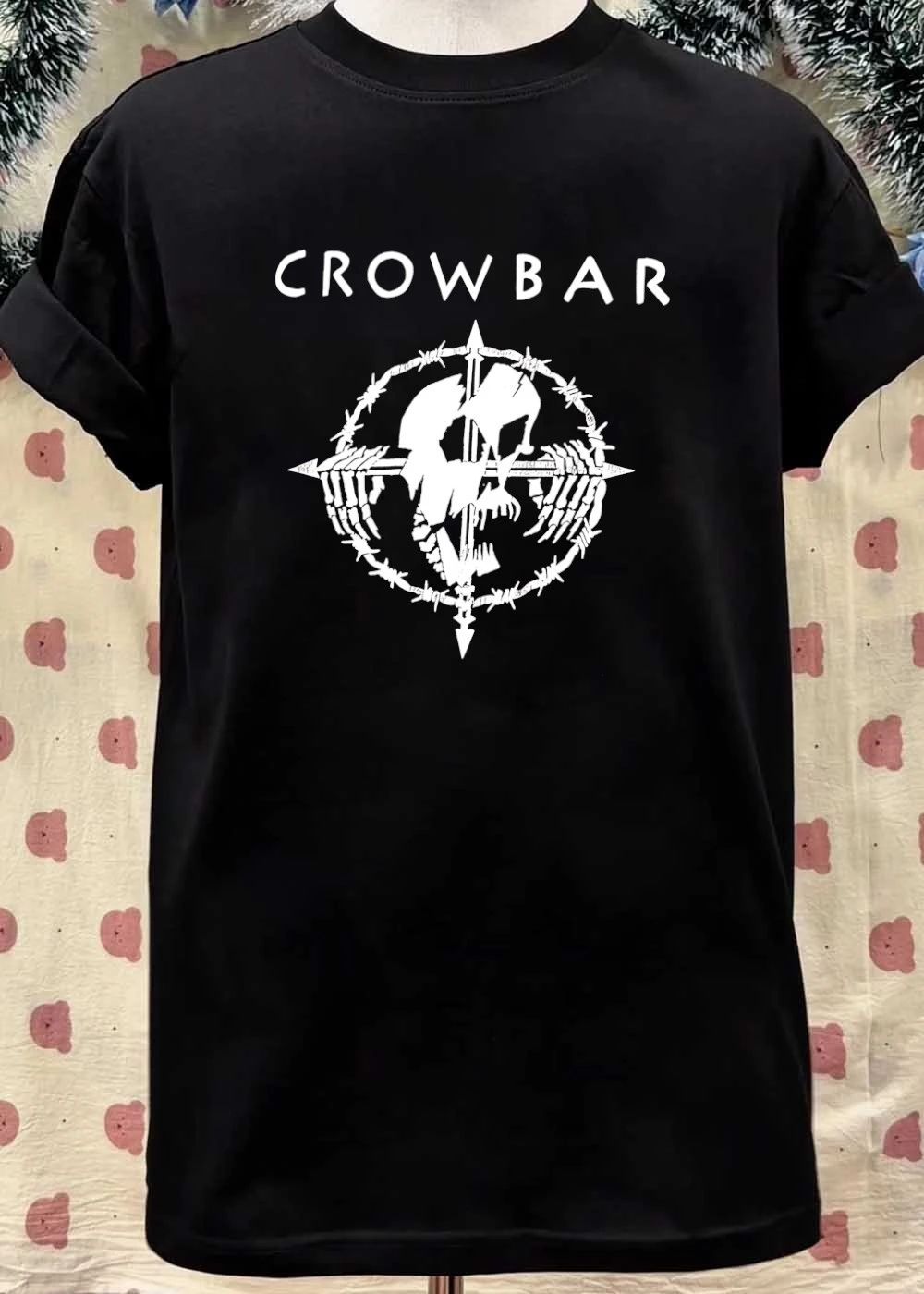 Crowbar Barbed Wire Skull Arrow shirt