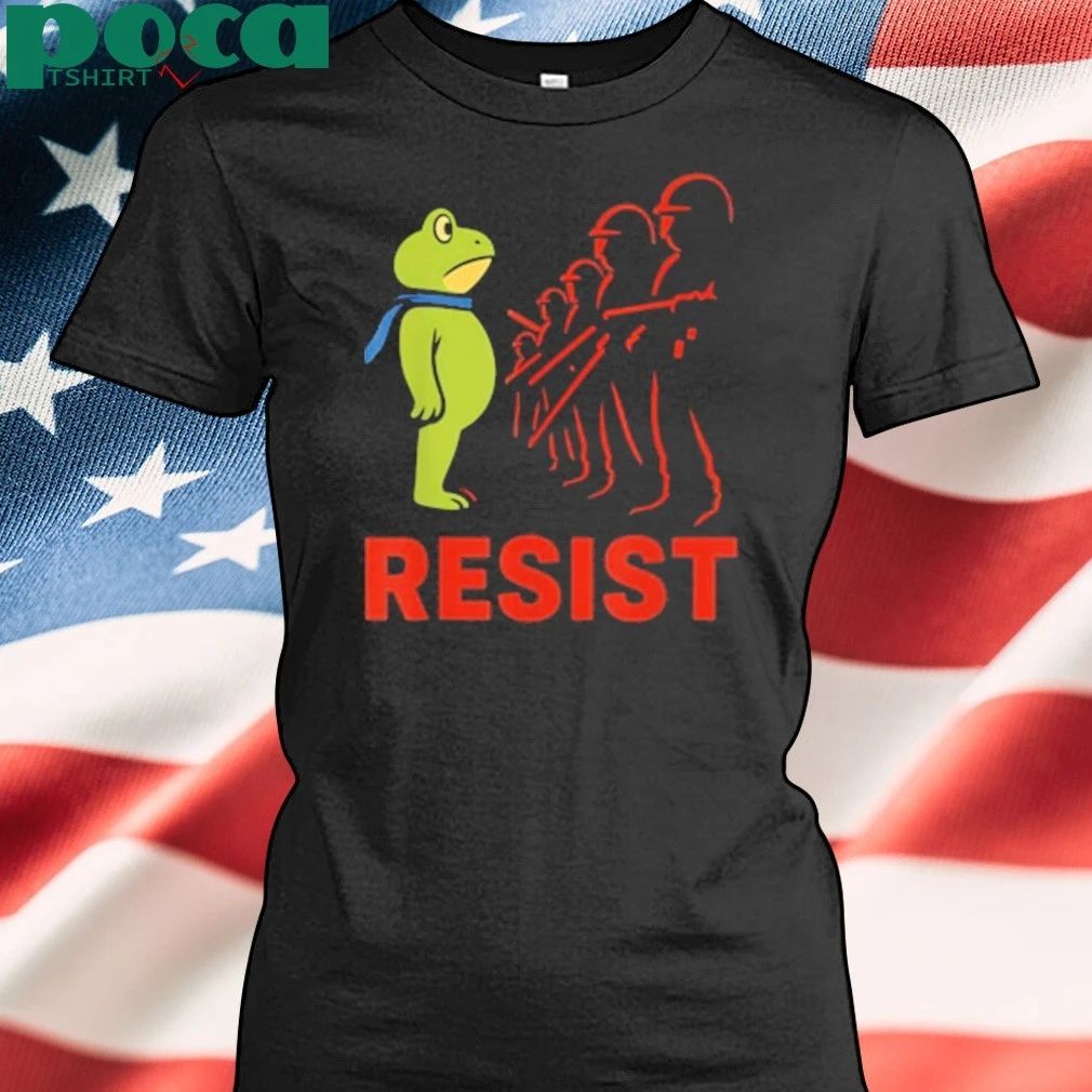 Vintage Portland 2025 Resist Portland Frog Protest T-shirt