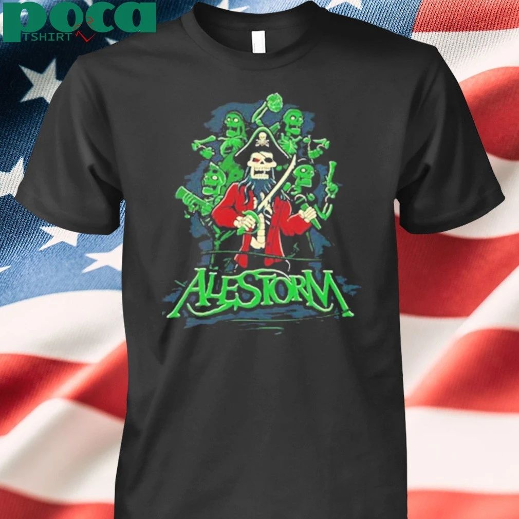 Alestorm Killed to Death By Piracy Thunderfisting America 2025 Tour T-Shirt