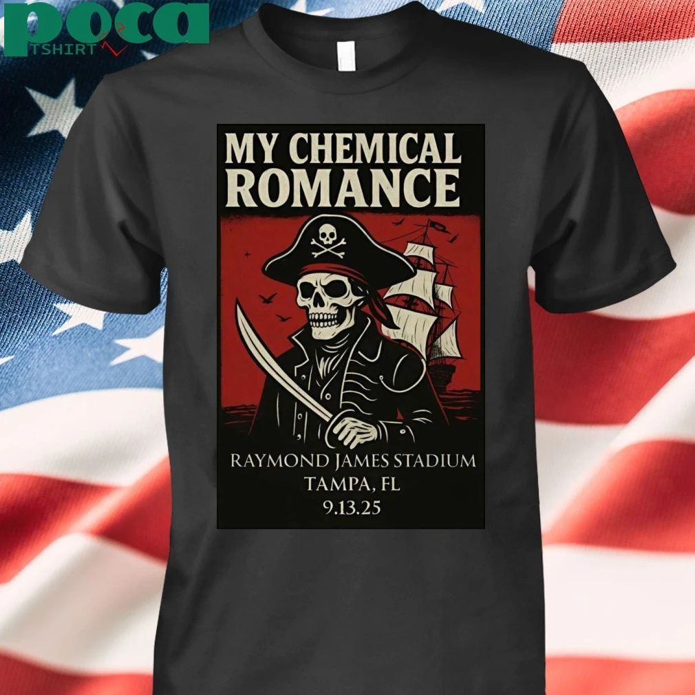 Sept 13, 2025 My Chemical Romance Tour Tampa, FL Poster T-shirt