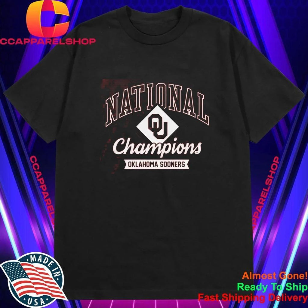 Oklahoma Sooners Crimson 2026 Division I Baseball National Champions Locker Room Shirt
