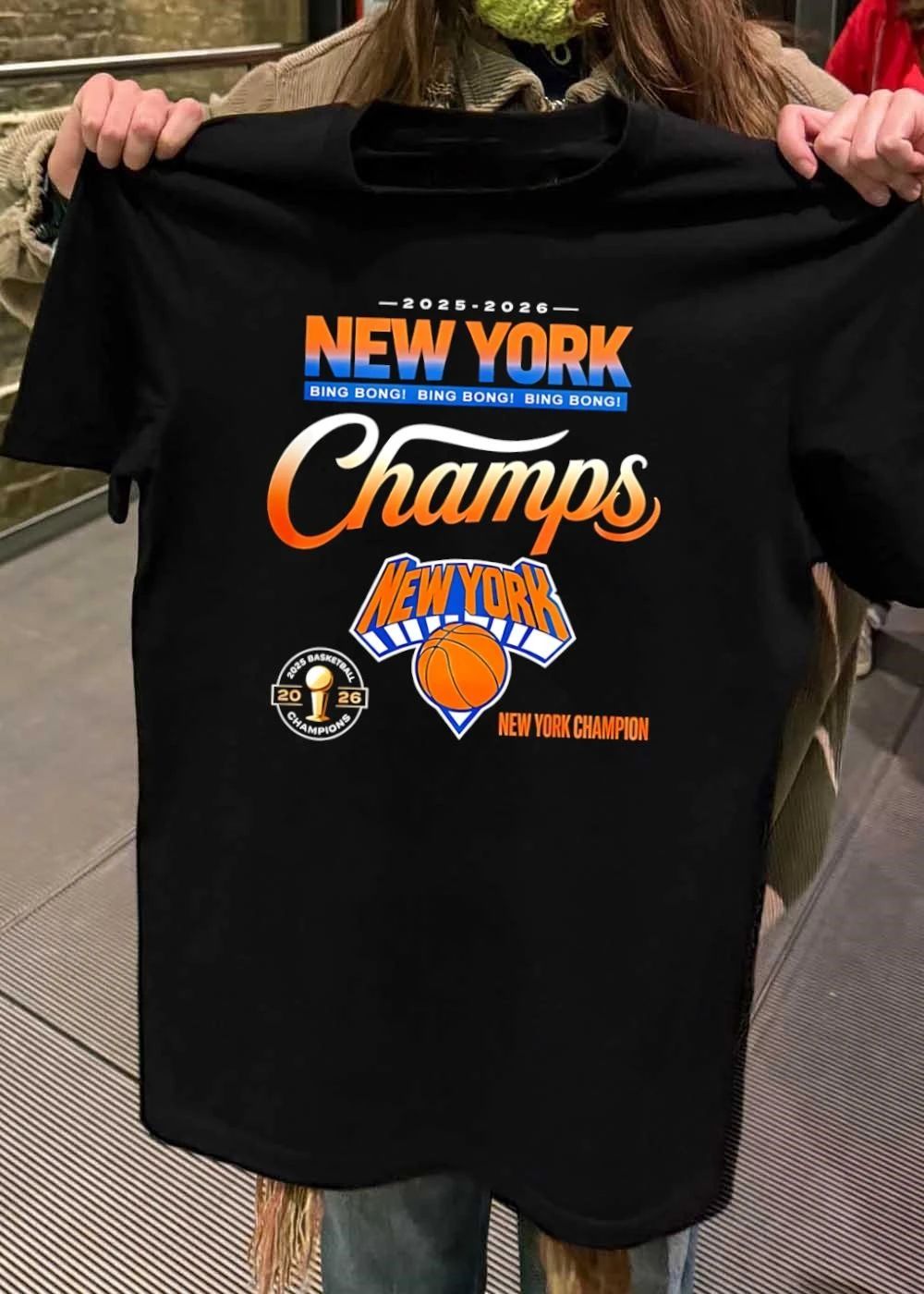 Bing Bong 2025 2026 New York Champs Basketball Champion T-Shirt