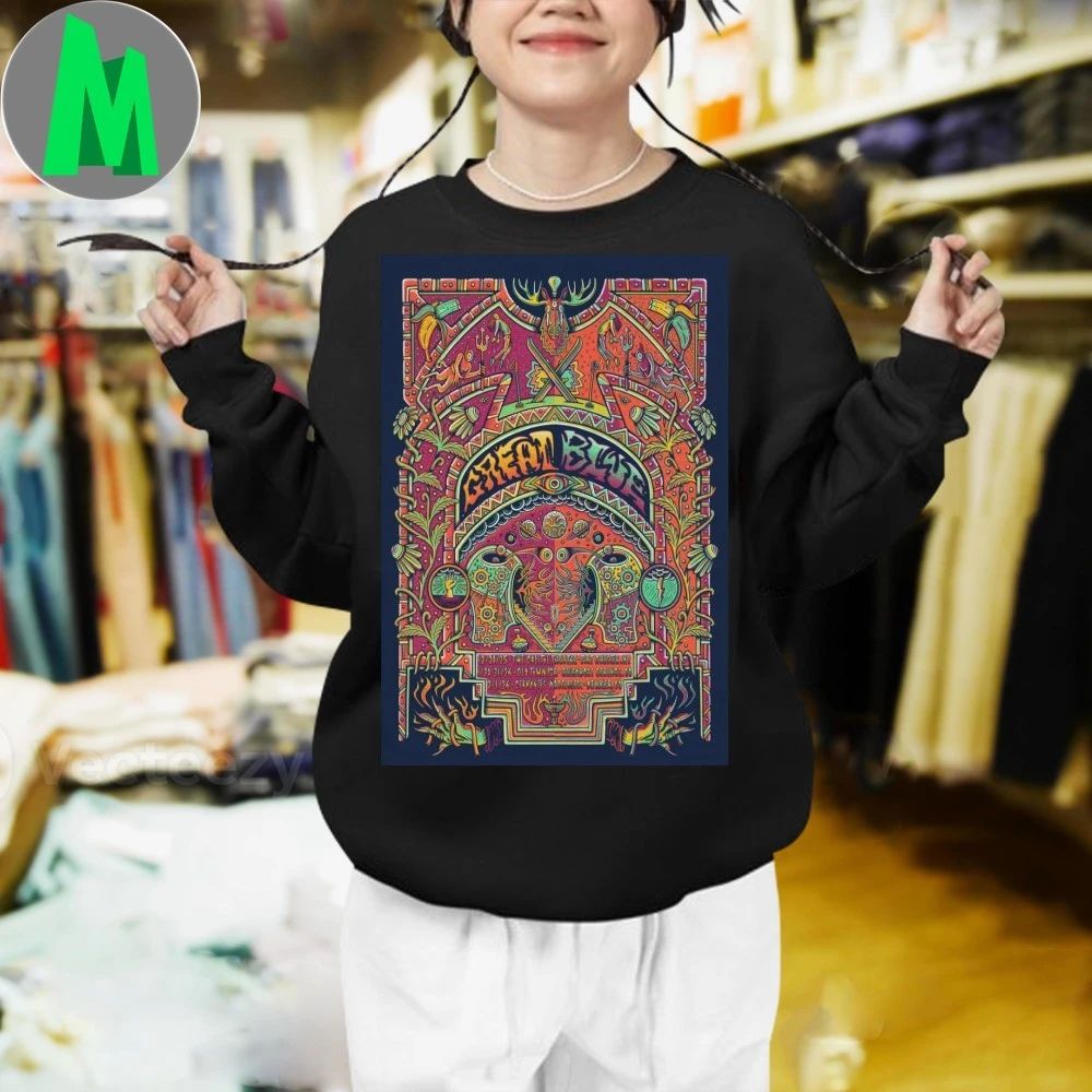Original Great Blue December 30-31 2025 At Old Town Pub Show Poster Shirt