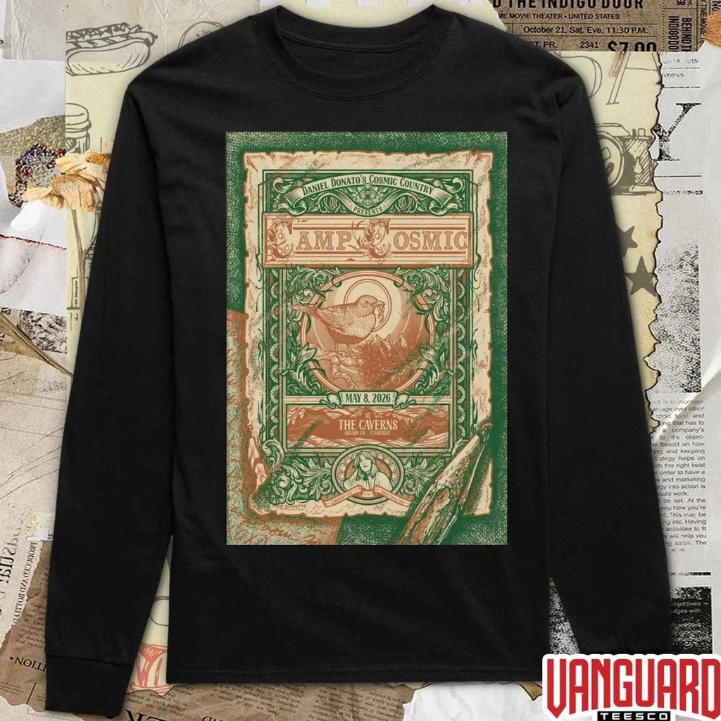 Daniel Donato’s Cosmic Country May 8 2026 The Caverns, Pelham TN Poster t-shirt