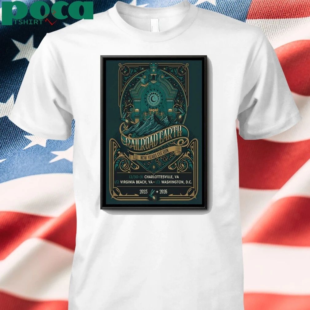 Railroad Earth 1.3.2026 Washington D.C Poster shirt
