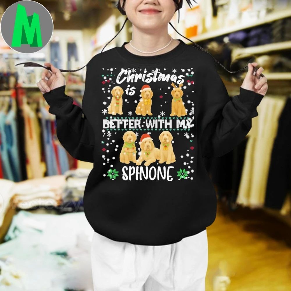 Christmas is better with Spinone Shirt