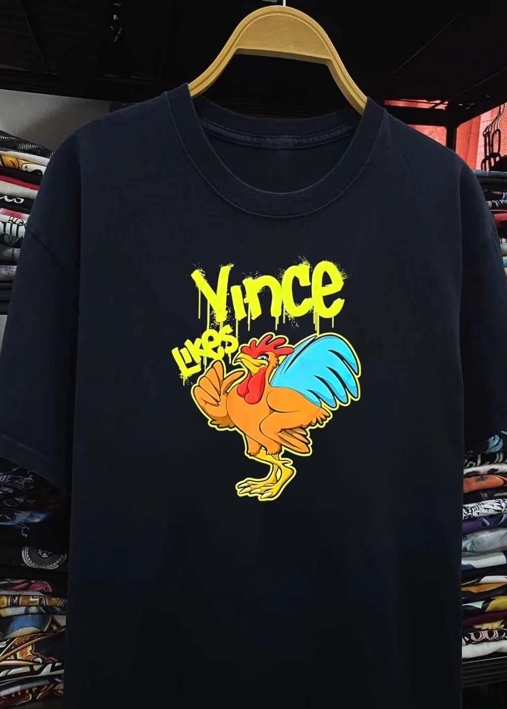 Vince Likes the Rooster Graphic shirt