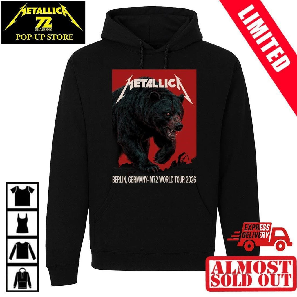 Metallica M72 Tour Merchandise T-Shirt Berlin Olympiastadion