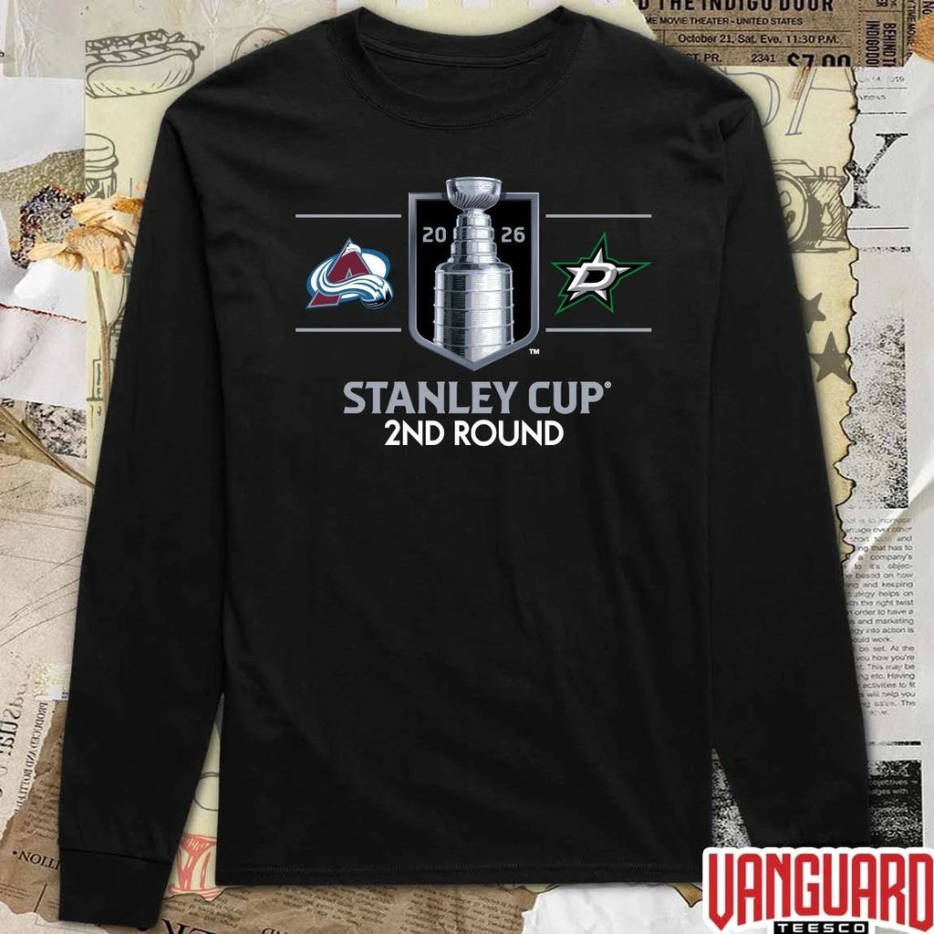 Original Colorado Avalanche vs Dallas Stars 2026 NHL Stanley Cup 2ND Round t-shirt