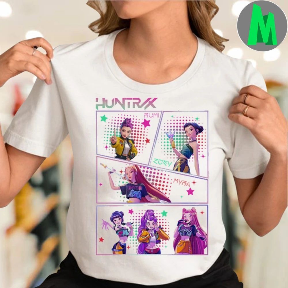 Huntrix kpop girl groups huntrix kpop demon hunters shirt