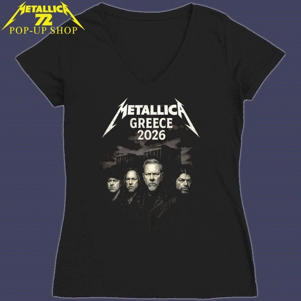 Metallica M72 Athens Greece 2026 Band Member T-Shirt