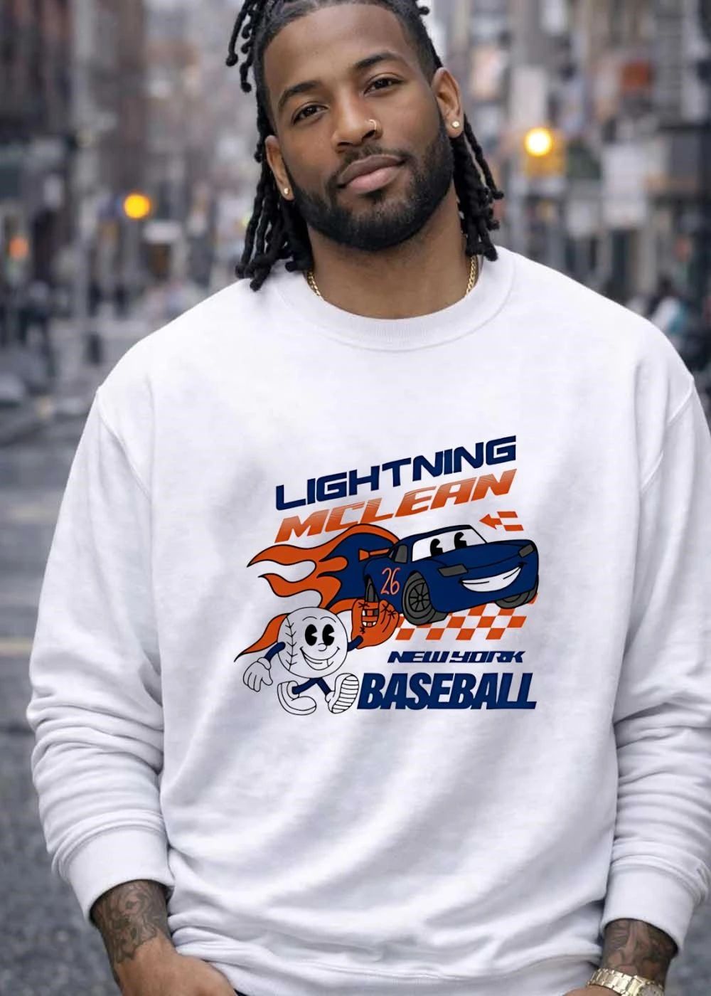 Jeff McNeil New York Mets MLB Lightning McLean New York Baseball Players shirt