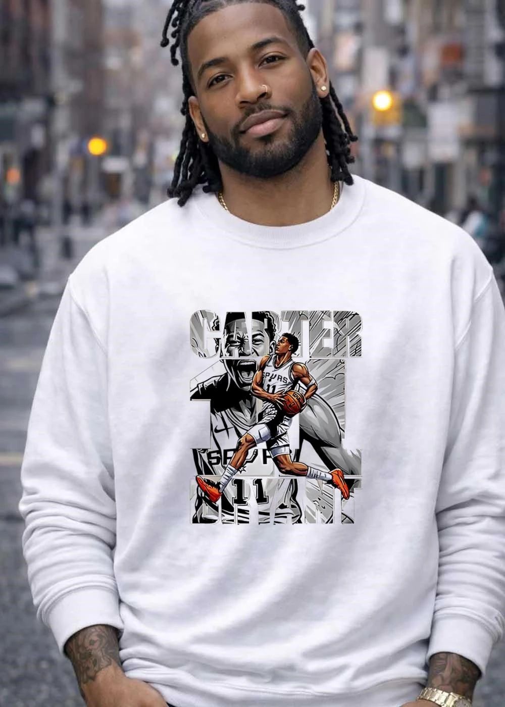 Keldon Johnson Kobe Bryant Vince Carter San Antonio Spurs NBA CARTER 11 SPURS 11 BRYANT shirt
