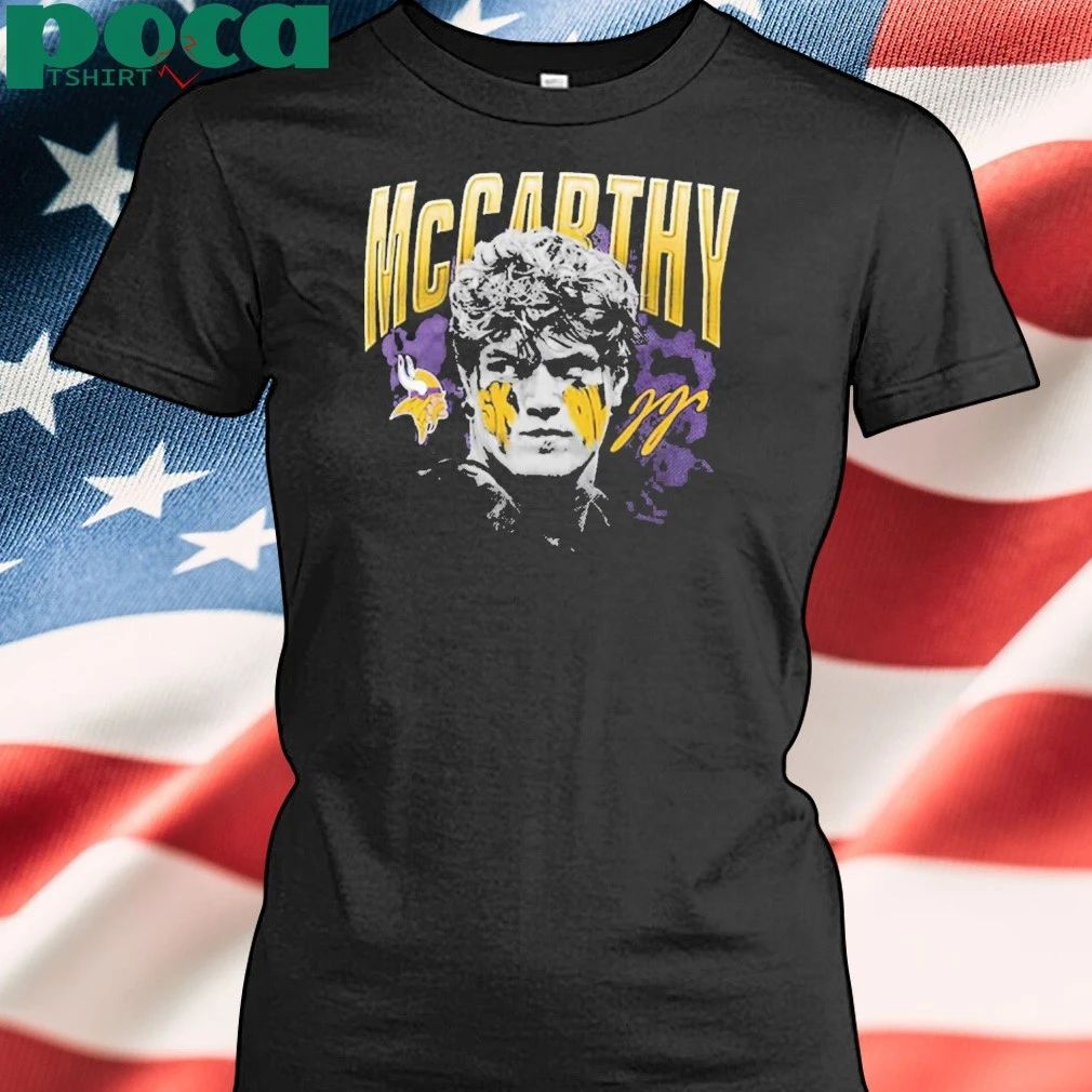 Jj Mccarthy Minnesota Vikings Player Hype T-shirt