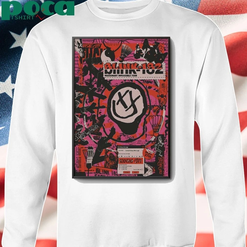 Blink 182 September 27 2025 T-Mobile Center Kansas City, MO Poster shirt