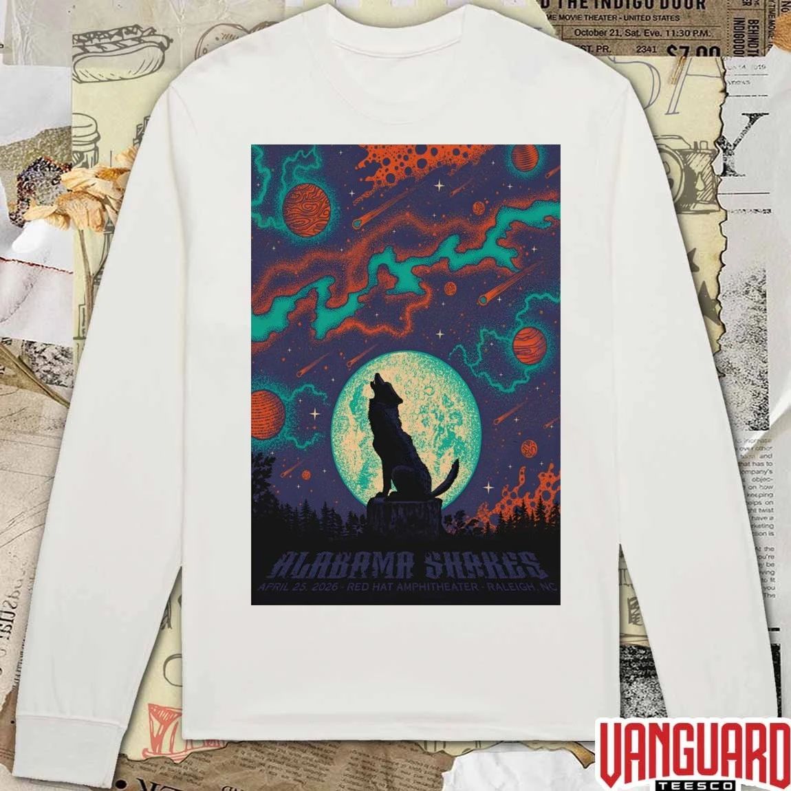 Alabama Shakes At Red Hat Amphitheater Raleigh NC On April 25 2026 Poster t-shirt