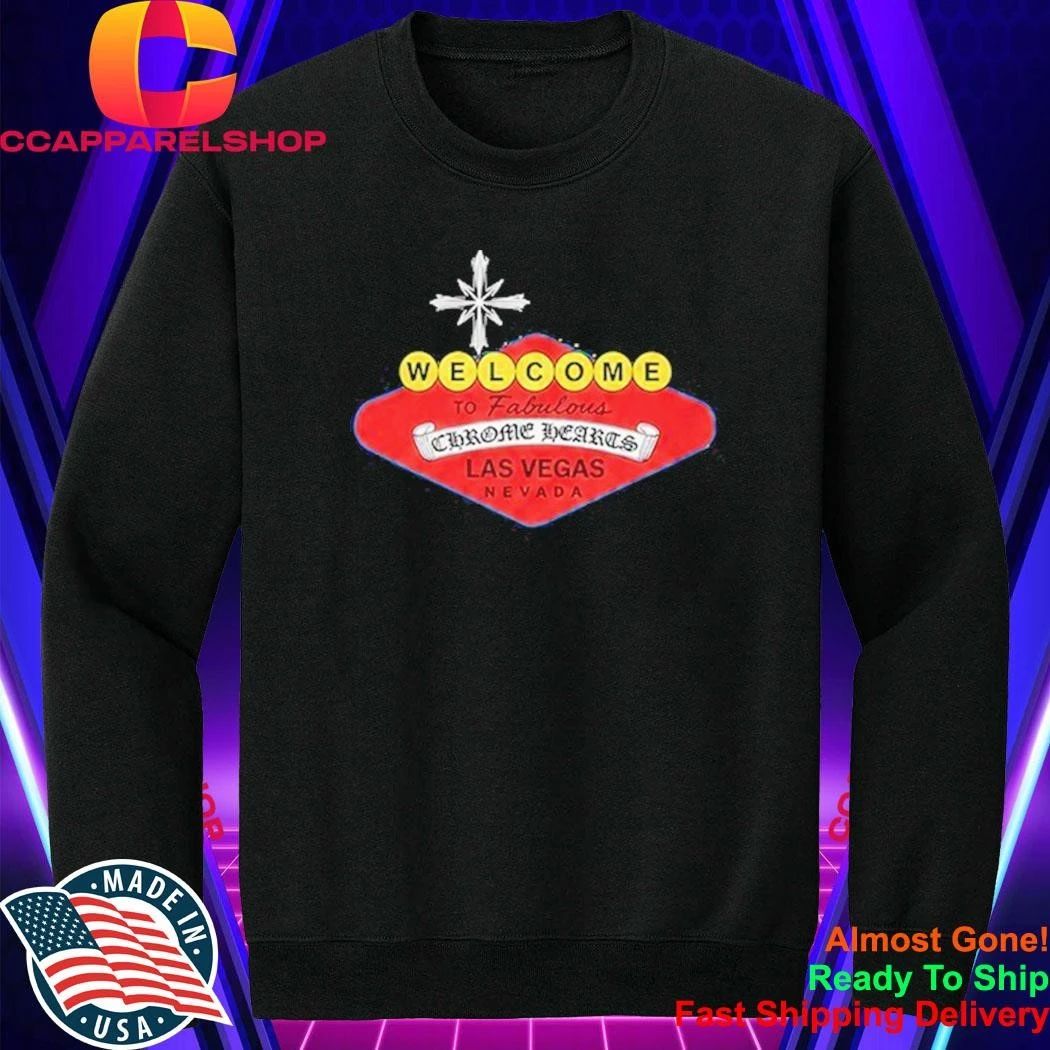 J-Hope wearing Chrome Hearts Welcome To Vegas Shirt