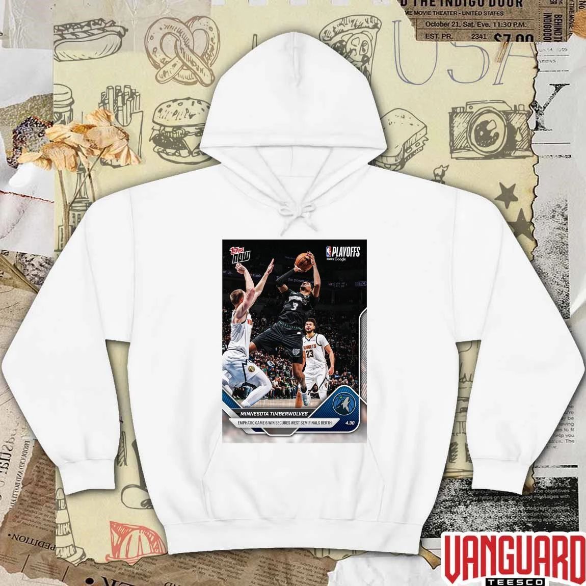 Minnesota Timberwolves Emphatic Game 6 Win Secures West Semifinals Berth t-shirt