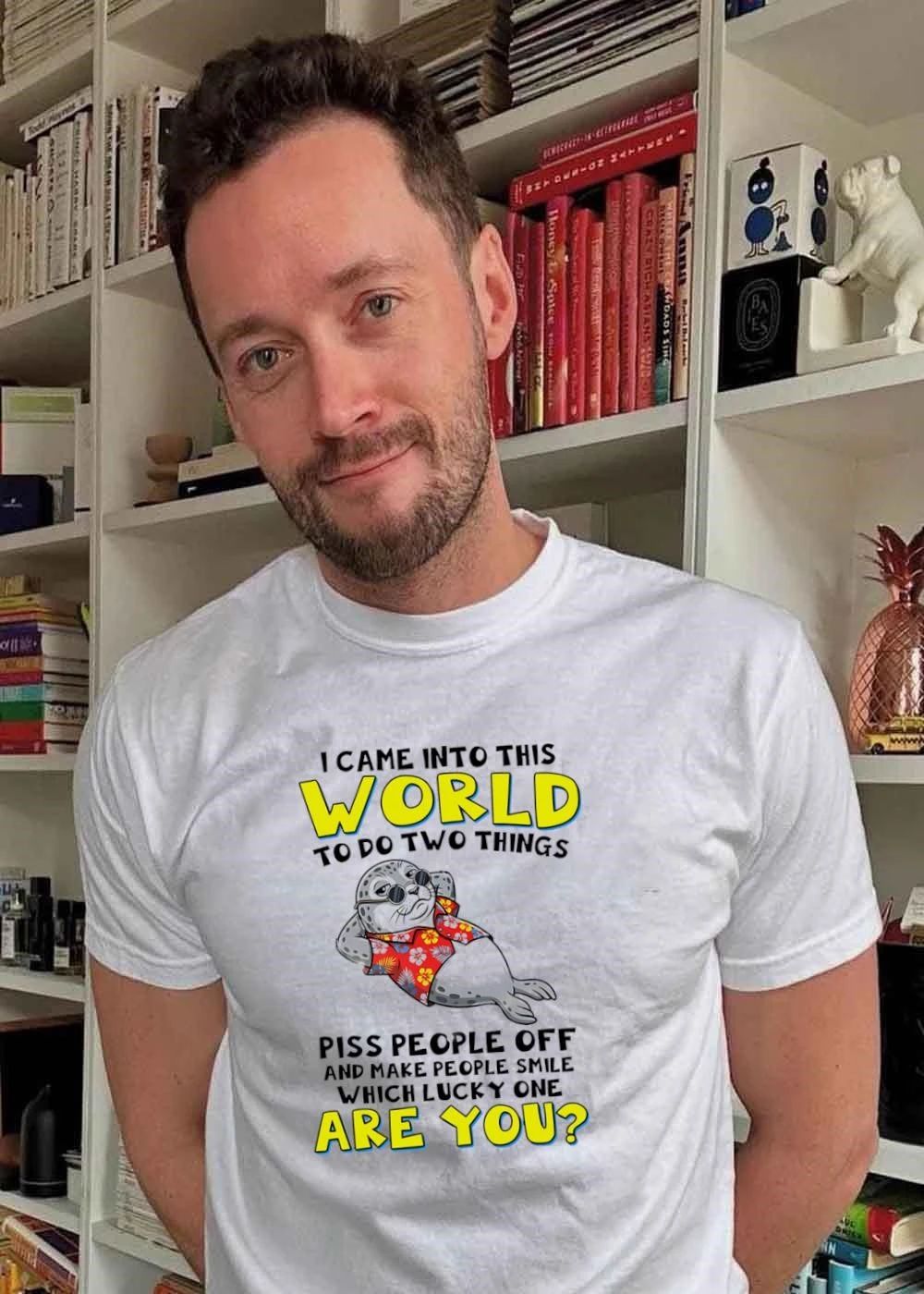 Sarcastic Seal Piss People Off Make People Smile Humorous Shirt