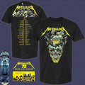 Metallica M72 World Tour 2025 Merch Tour Dates Shattered Skull Two Sided T-Shirt