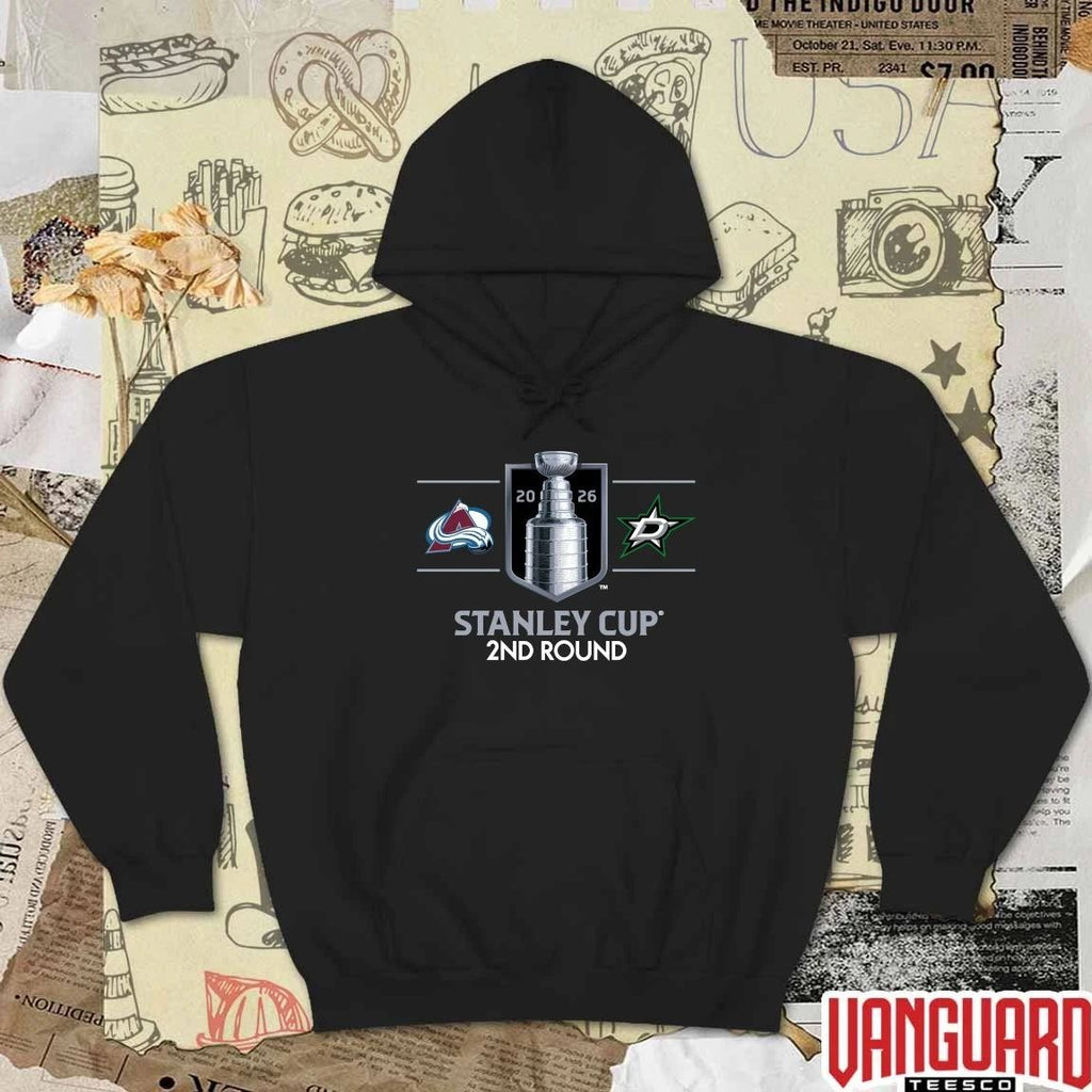 Original Colorado Avalanche vs Dallas Stars 2026 NHL Stanley Cup 2ND Round t-shirt