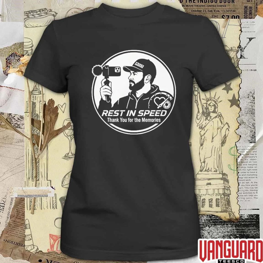 Kyle Loftis 1320 Video Founder Rest In Speed Drag Racing Memorial t-shirt