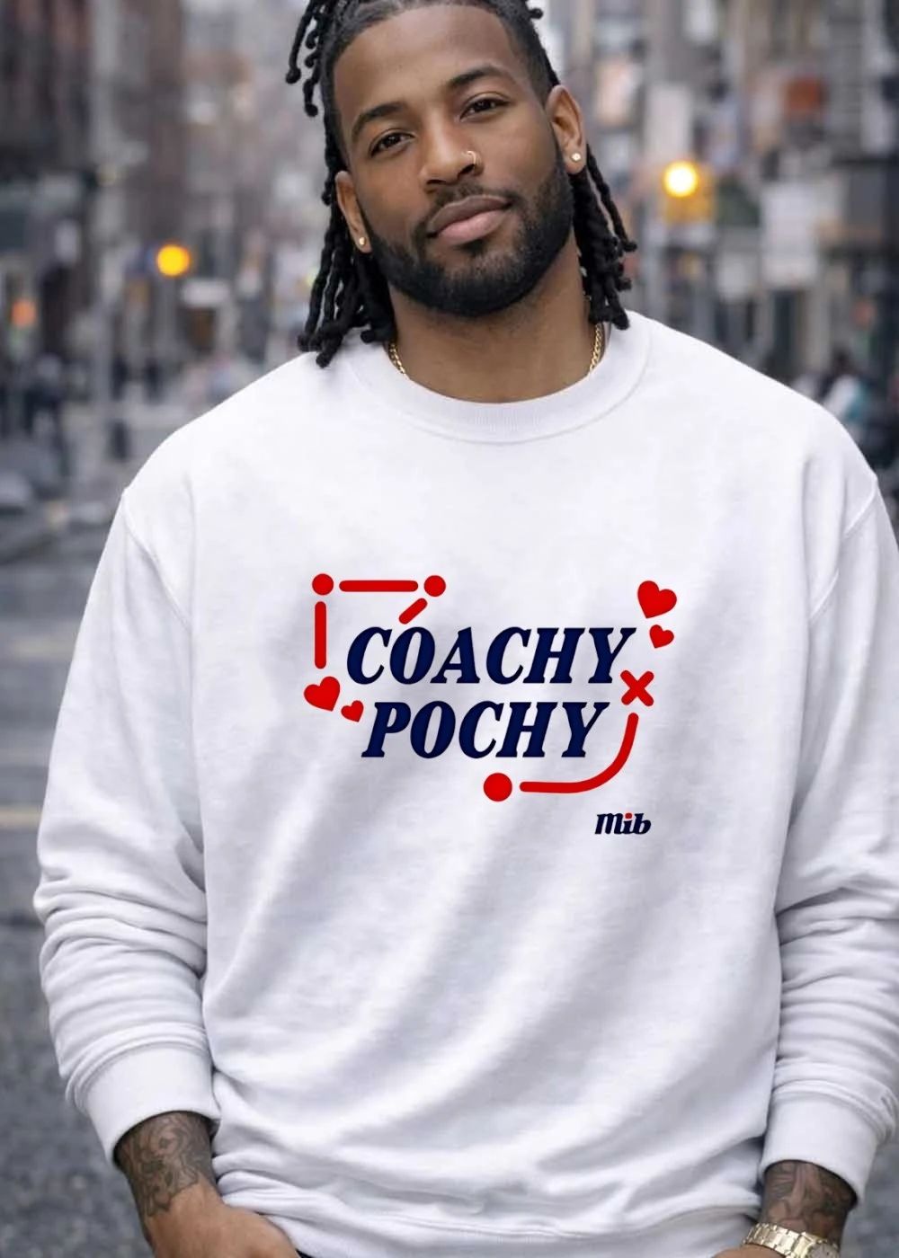 Coachy Pochy heart pattern Mib shirt