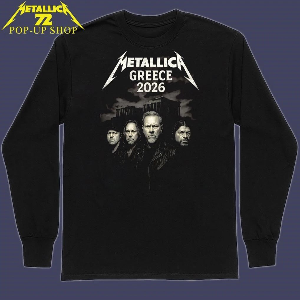 Metallica M72 Athens Greece 2026 Band Member T-Shirt