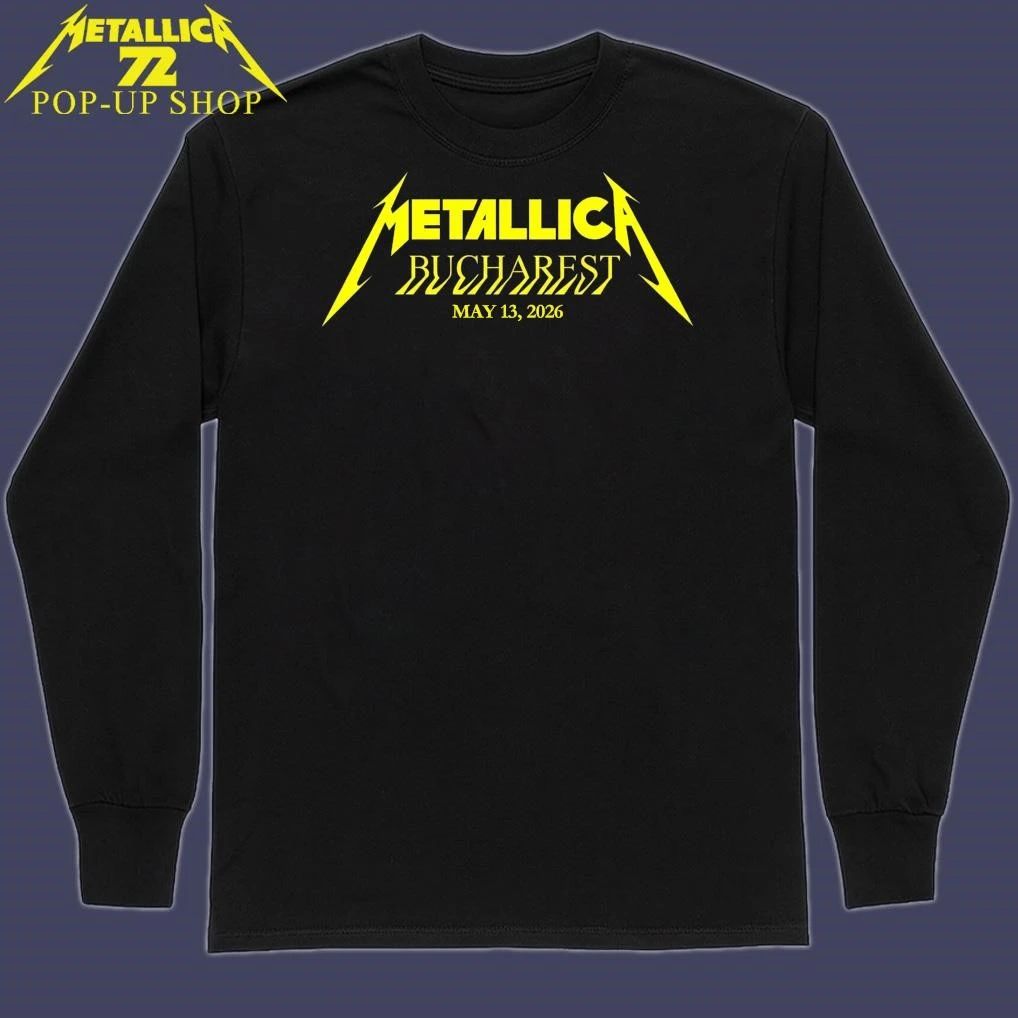 Metallica M72 Bucharest 2026 Romania T-Shirt