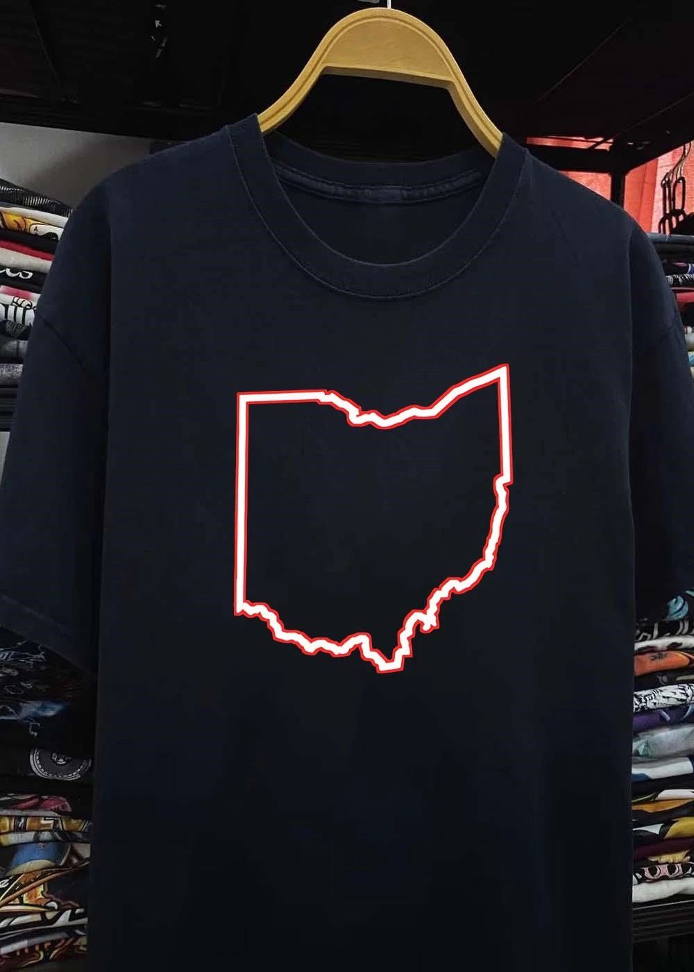 Ohio map simple shirt