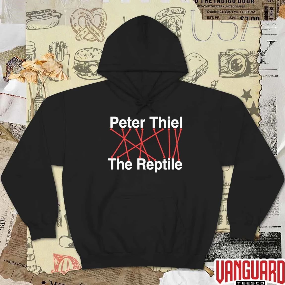 Peter Thiel The Reptile CEO t-shirt