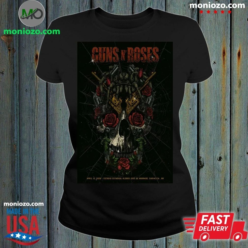 Original Guns N’ Roses Cariacica, Brazil April 12 2026 Poster Shirt