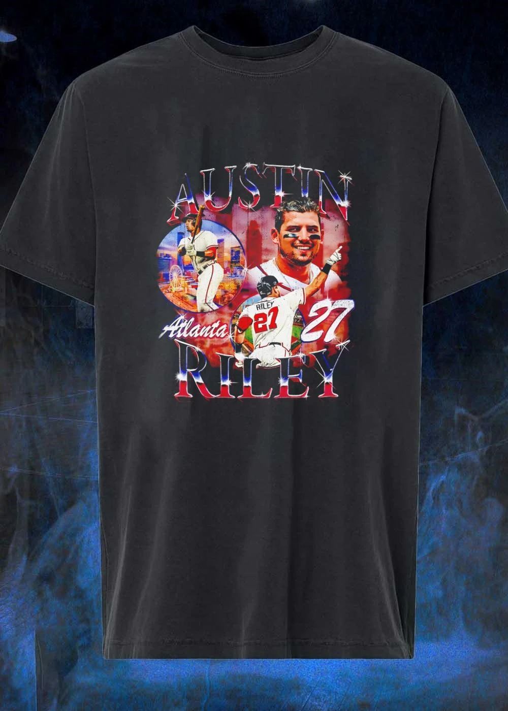 Jomboy Players Austin Riley Atlanta Braves T-Shirt