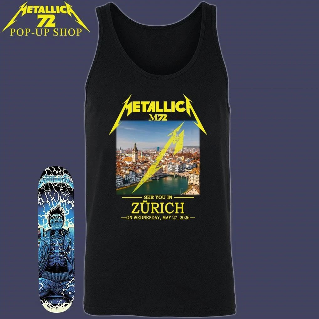 Metallica M72 See You In Zürich On Wednesday May 27, 2026 T-Shirt