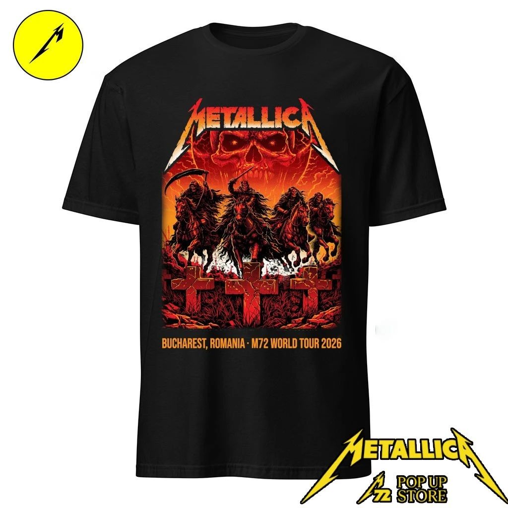 Metallica Pop-Up M72 Bucharest 2026 Poster By Maxx242 In Bucharest Romania At Arena Nationala On May 13 2026 Shirt