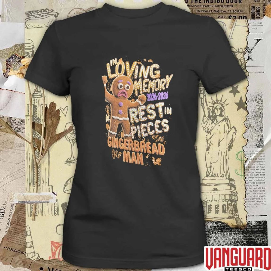Sami Zayn Gingerbread In Loving Memory 2026-2026 Rest In Pieces Gingerbread Man t-shirt