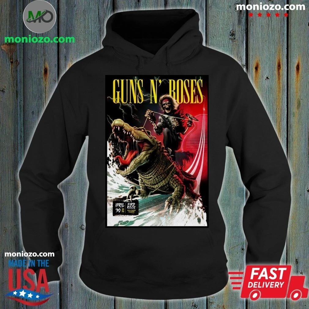 Guns N’ Roses Hollywood FL 4 30 2026 Poster Shirt