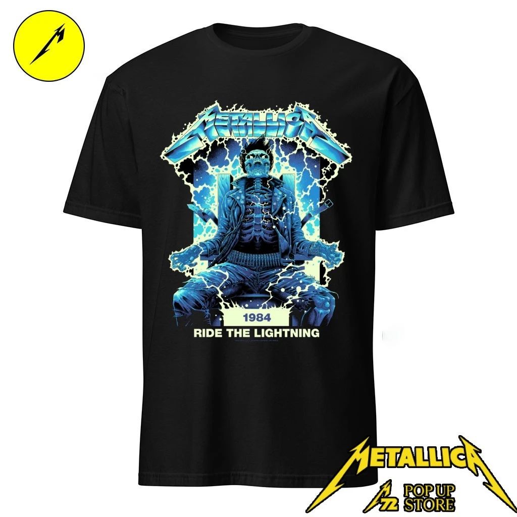 Metallica M72 Athens Pop Up Store 1984 Ride The Lightning Shirt