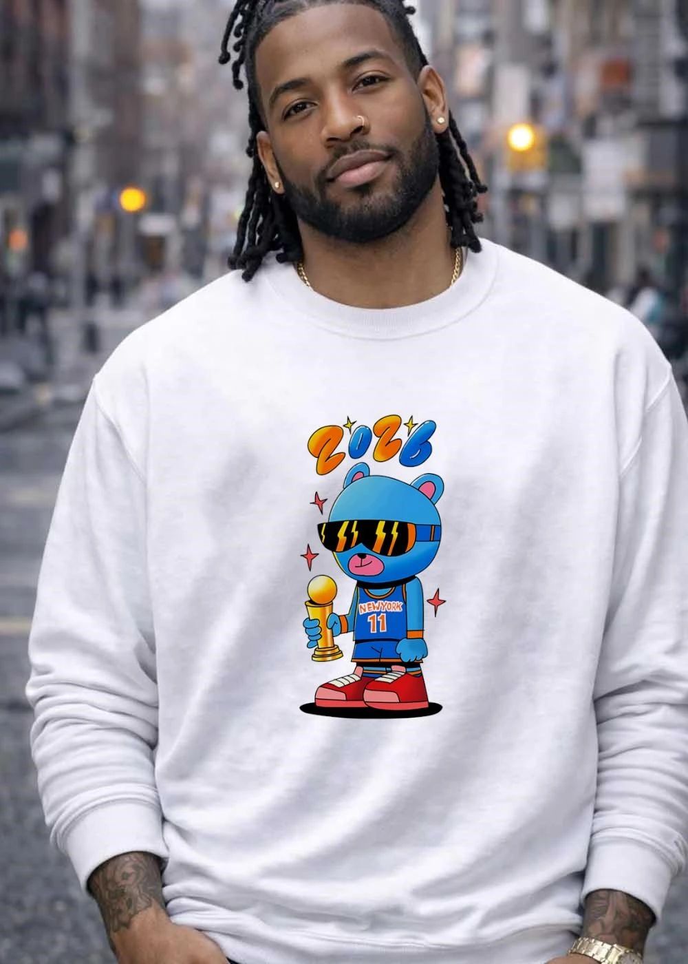 Blue Bear Holding Championship Trophy New York 11 2026 T-Shirt