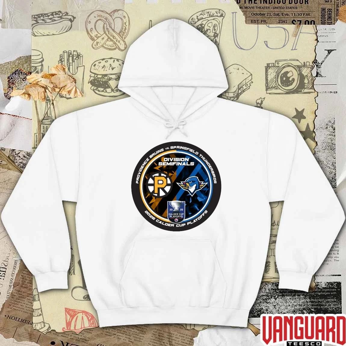 Awesome Providence Bruins vs Springfield Thunderbirds 2026 Calder Cup Playoffs Division Semifinals Dueling Souvenir t-shirt