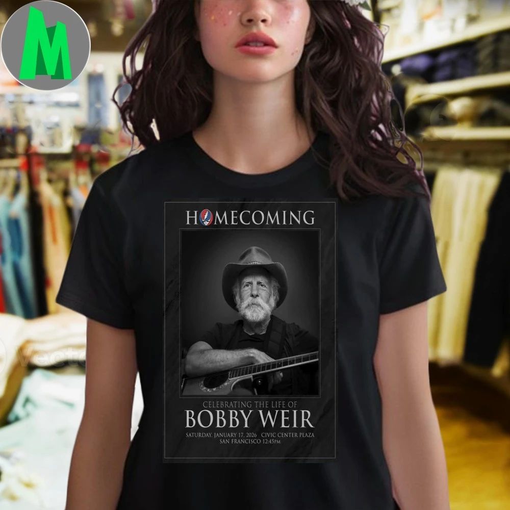 Bobby Weir San Francisco Jan 17 2026 Poster T-Shirt