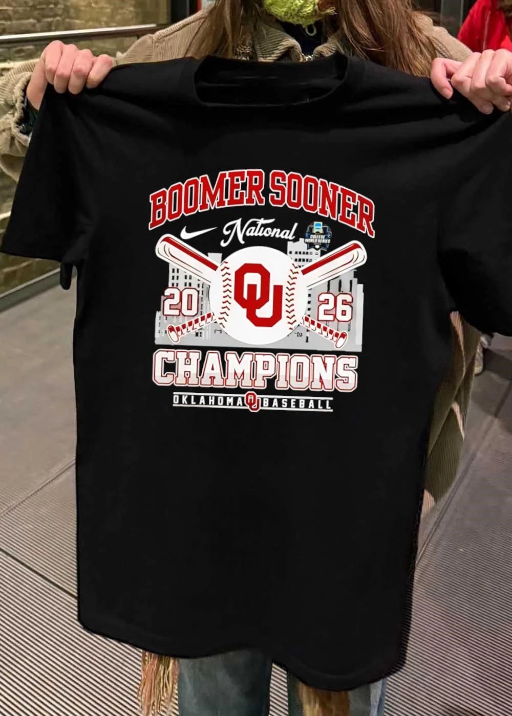 Boomer Sooner National 2026 Champions Oklahoma Baseball shirt
