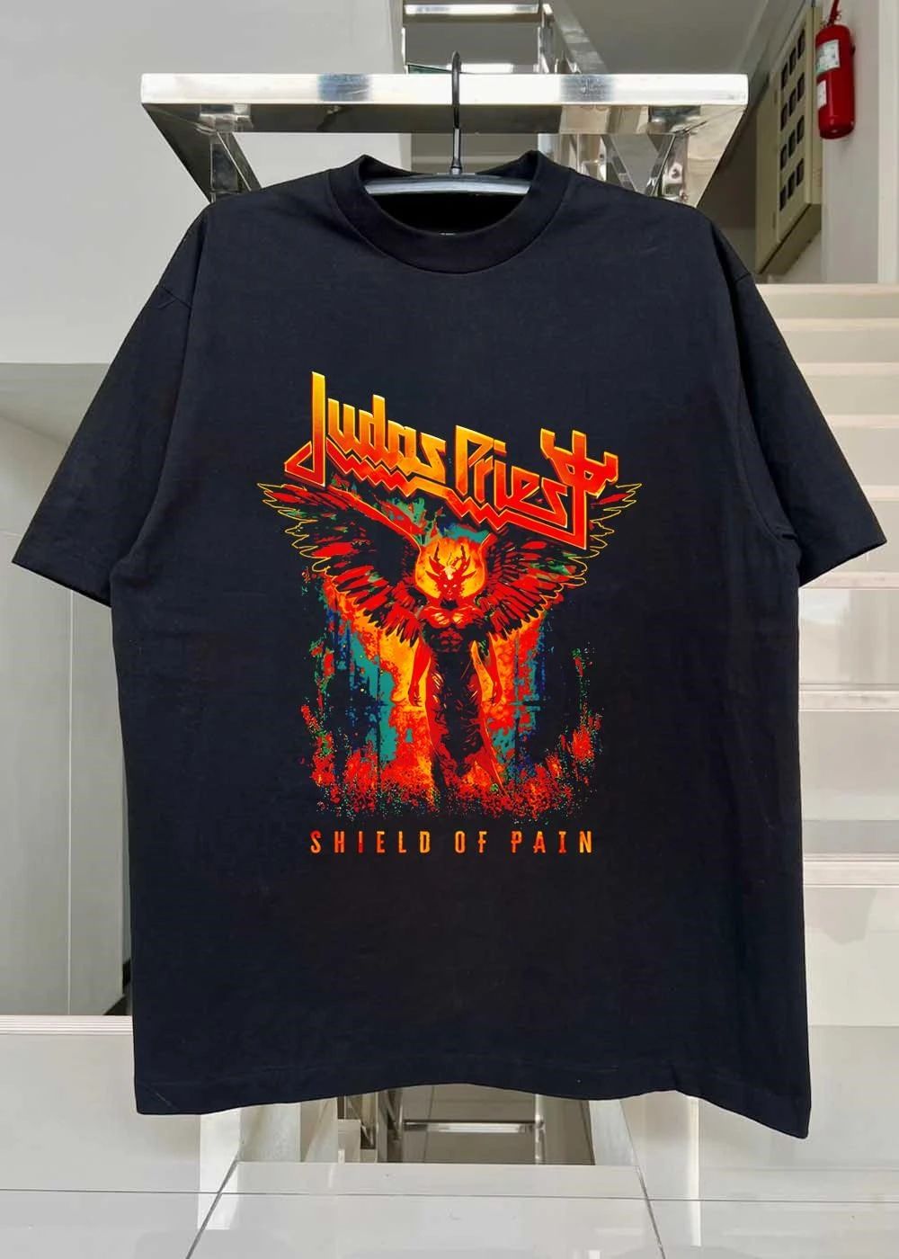 Judas Priest Shield Of Pain Tour 2026 Winged Demon shirt